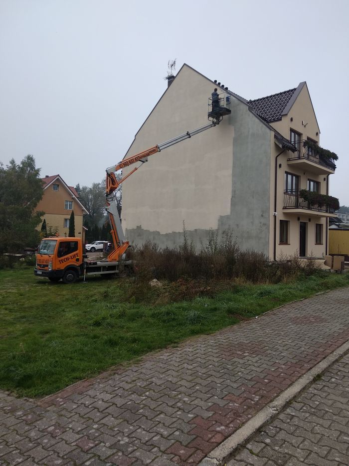 PODNOŚNIK KOSZOWY zwyżka Wycinka drzew Mycie elewacji dachow kostki