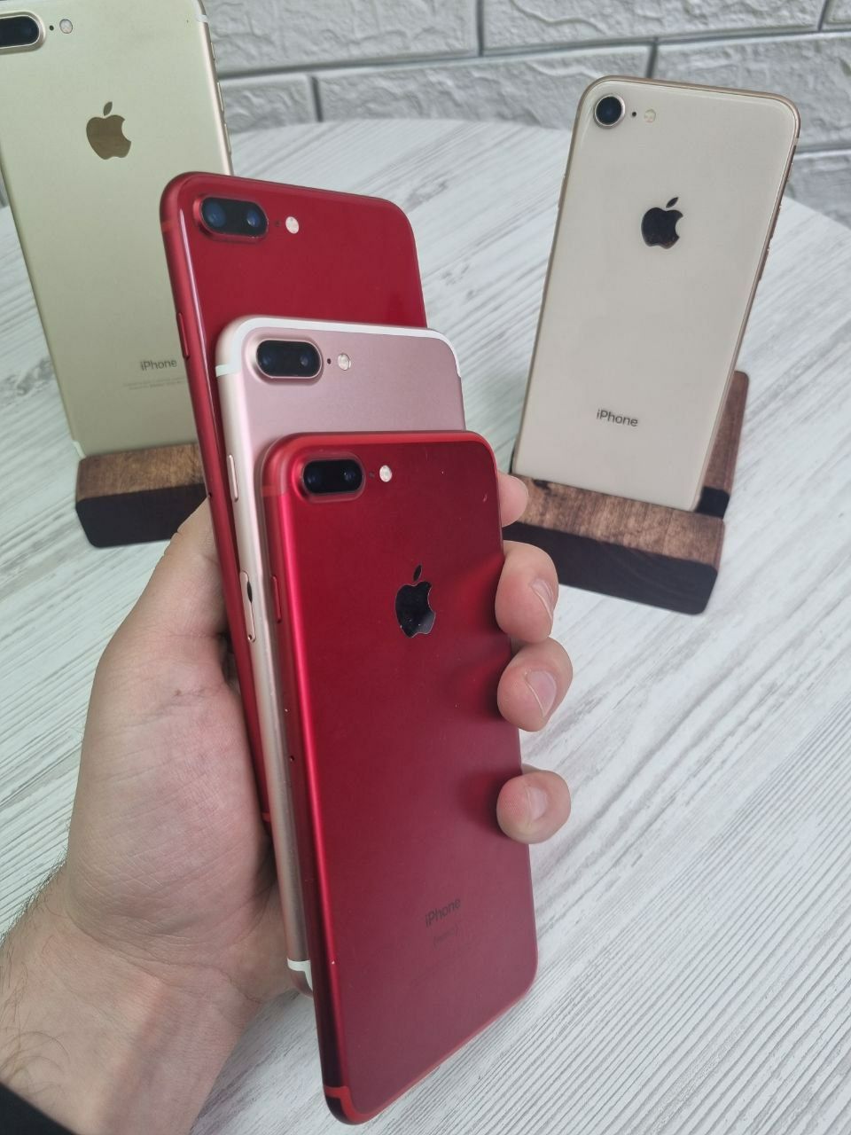 Apple iphone 7+ 8+ red gold rose 32/64/128 gb neverlock 7 + plus 128