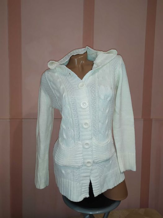 Толстовка теплая С-М р .Свитер. Новое платье 38р Fervente Туника