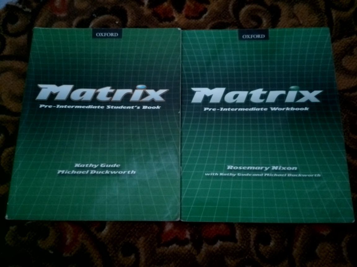 Книгу, підручник з англійської мови робочий зошит Matrix