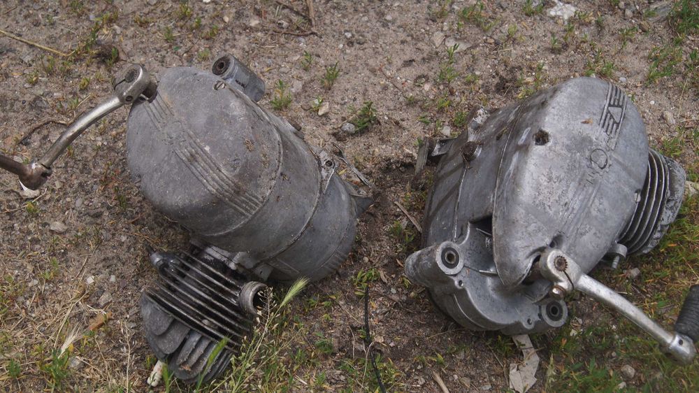 Komar Motorynka Romet silnik S38 Jajko kompletny kręci się oryginał