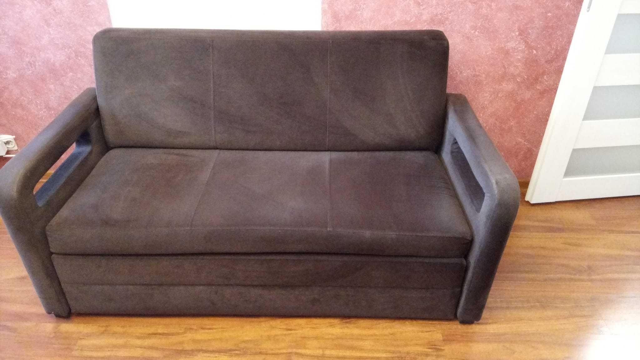 Sofa rozkladana welur