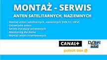 Serwis Montaż Anten satelitarnych naziemnych Monitoring kamery