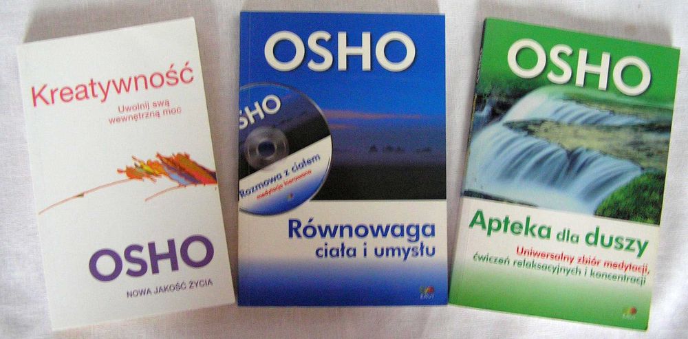 OSHO Kreatywność + Równowaga ciała i umysłu + Apteka dla duszy