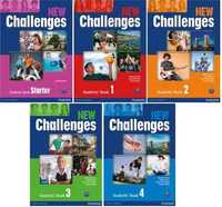 New Challenges 1, 2, 3, 4 Student's Book + Work Book