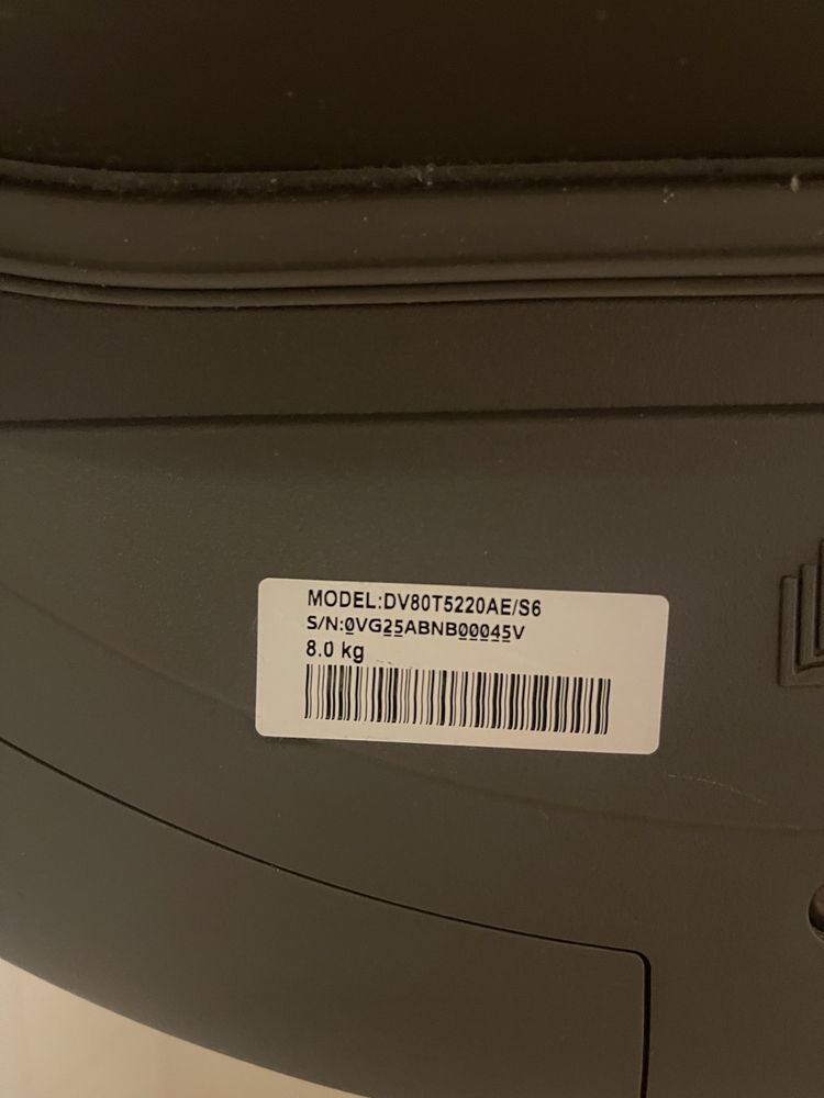 Suszarka Samsung DV80T5220AE/S6 — Stan bardzo dobry!