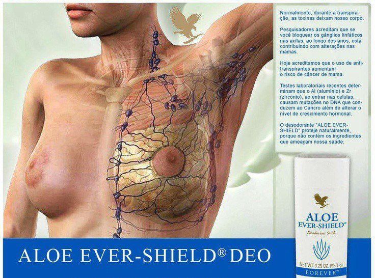 Desodorizante sem aluminio Forever Aloe Ever-Shield