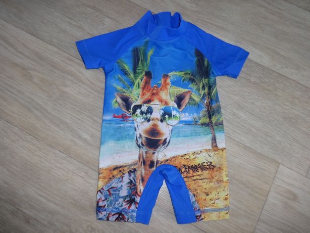 Солнцезащитный сдельный купальный костюм на мальчика 3-6 62-68см
