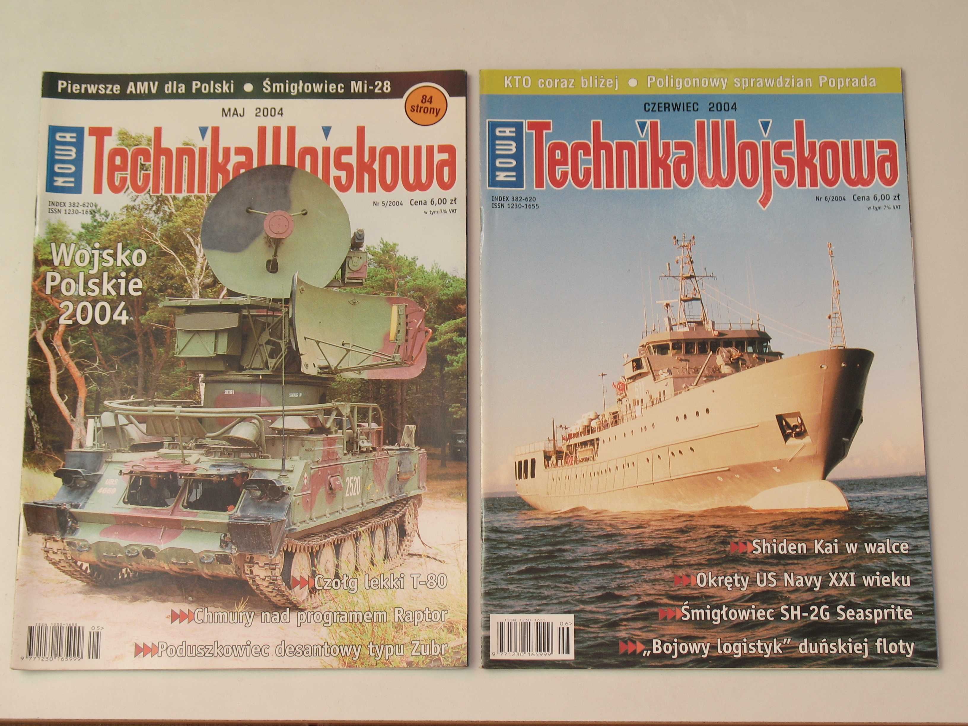 Technika Wojskowa kompletny rocznik 2004 12 numerów