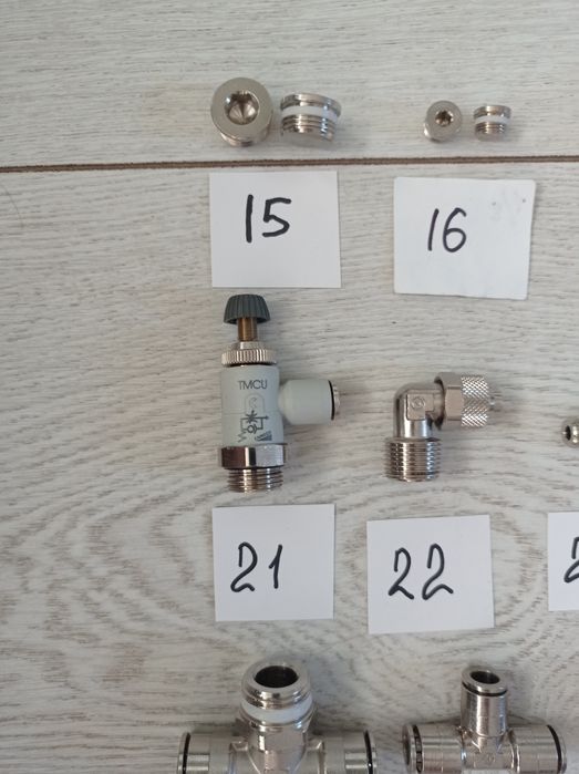 Фитинги CAMOZZI универсальные для пневмооборудования