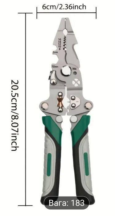 Багатофункціональні складні плоскогубці для електрики