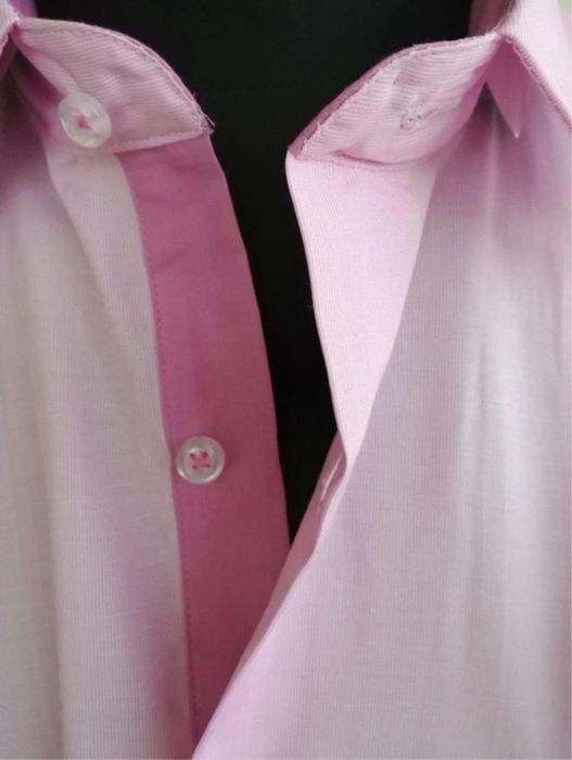 Koszula męska nowa 43 rozmiar 176-182 wzrost  kolor róż długi rękaw