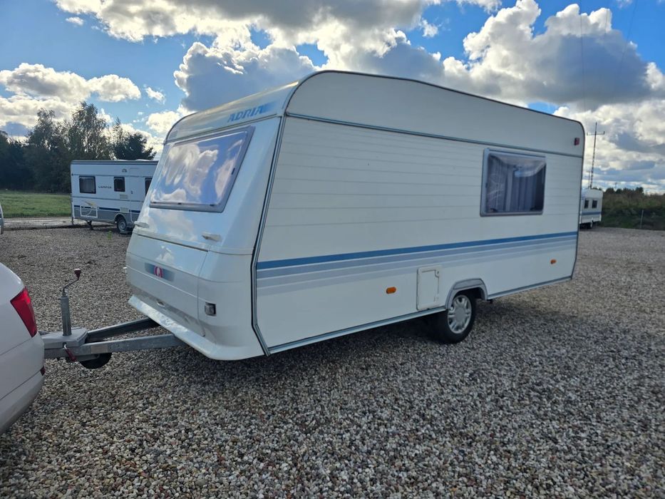 Adria 542 UT duży prysznic WC namiot hobby 560 wlu przyczepa kempingowa DOSTAWA fendt knaus  ADRIA 452 pk 6osób ZAREJESTROWANA piętrowe łóżko przyczepa kempingowa