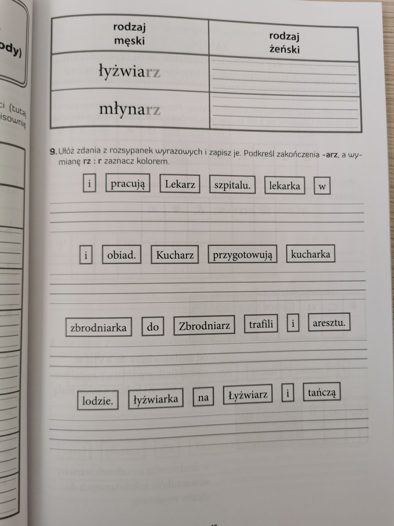 Ortotrening. Ćwiczenia ortograficzne Rz-Ż. Wydawnictwo Harmonia