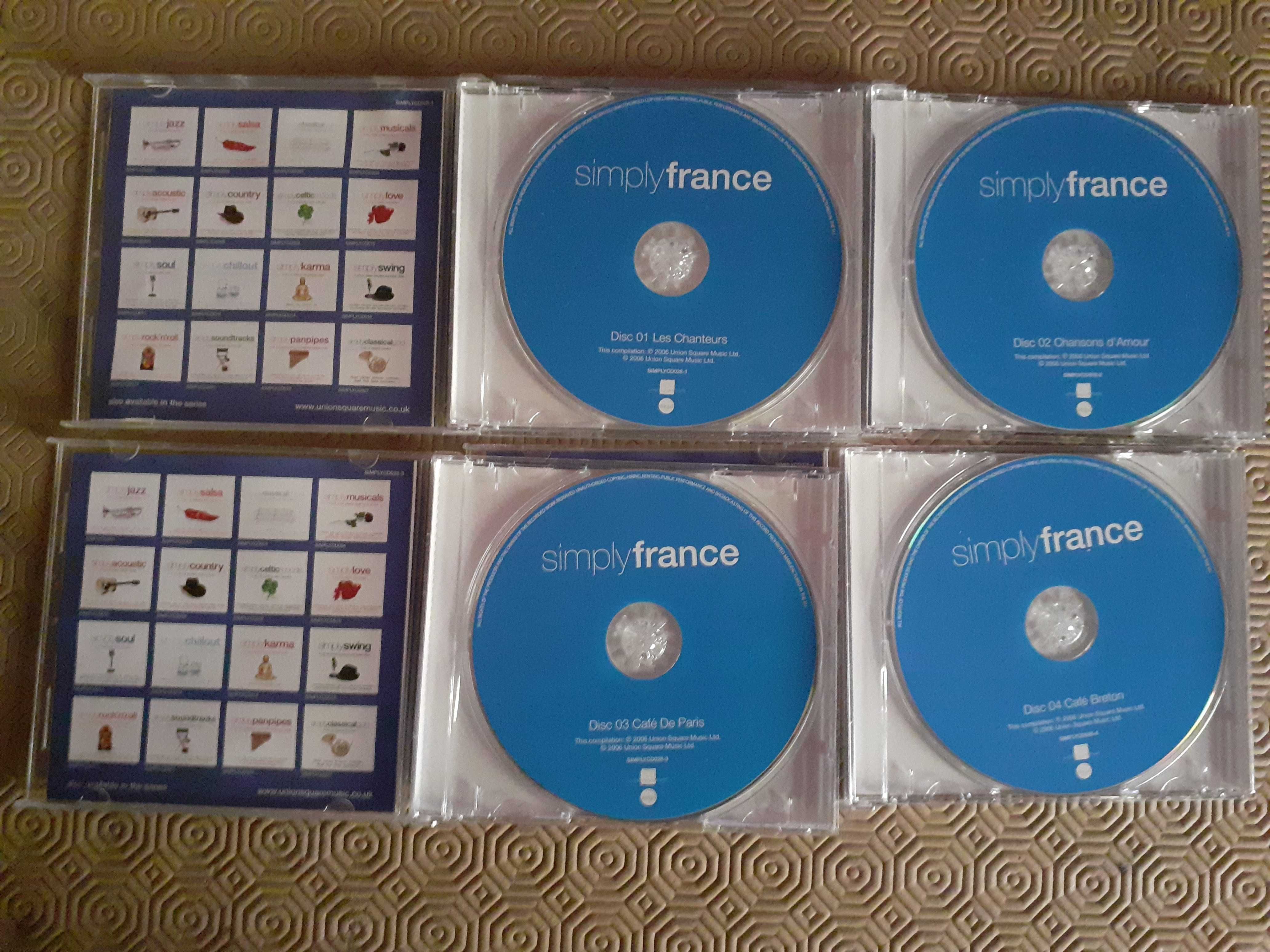 CD - Simply France (4 CDs) (ORIGINAL)
