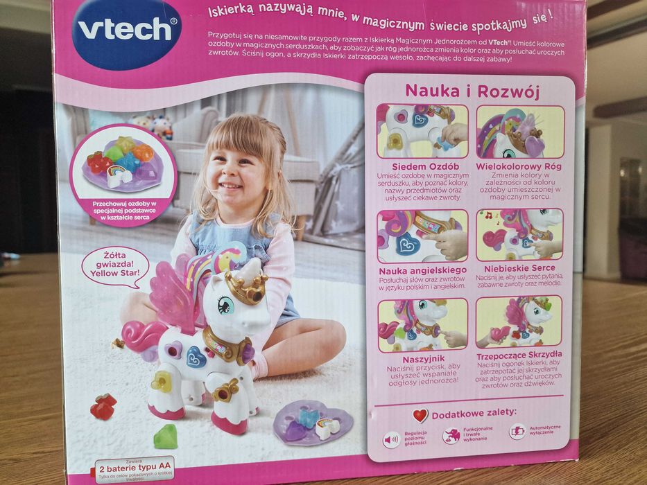 iskierka magiczny jednorożec vtech