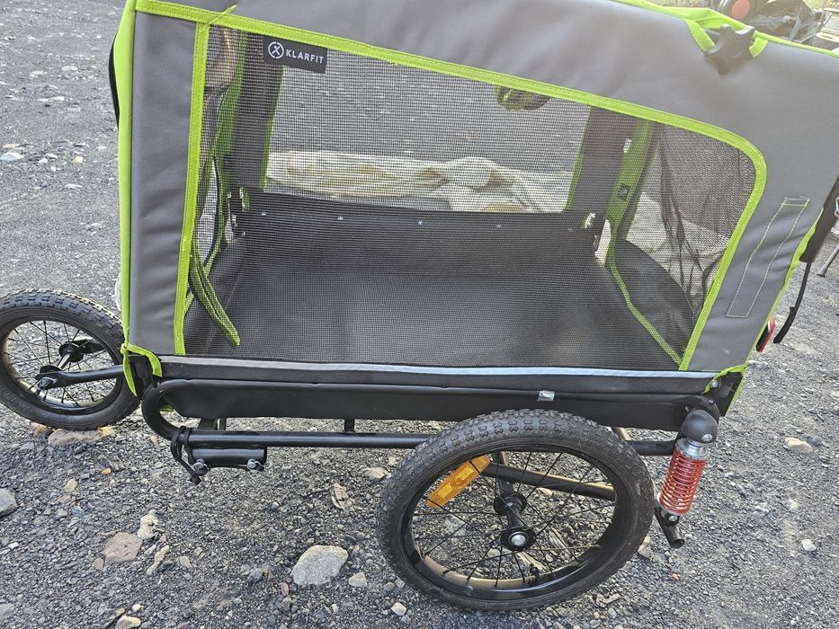 Przyczepka rowerowa klarfit nieużywana