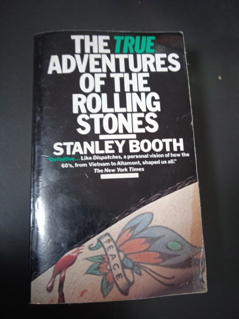 Książka Thé True Adventura Od Thé Rolling Stones Stanley Booth U.K.