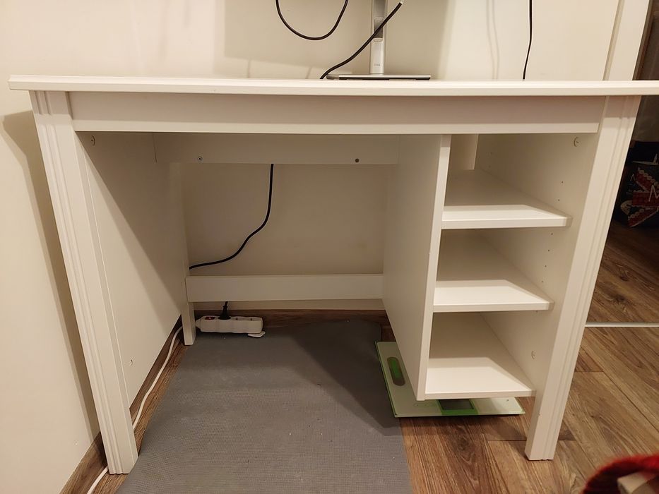 Biurko Ikea Brusali Białe