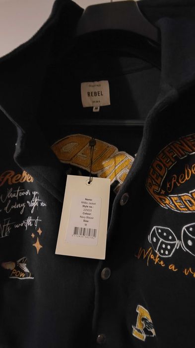 RUGBY Bomber Bejsbolówka z Serii RUGBY Rebel. Nowa r.L. Super Hafty