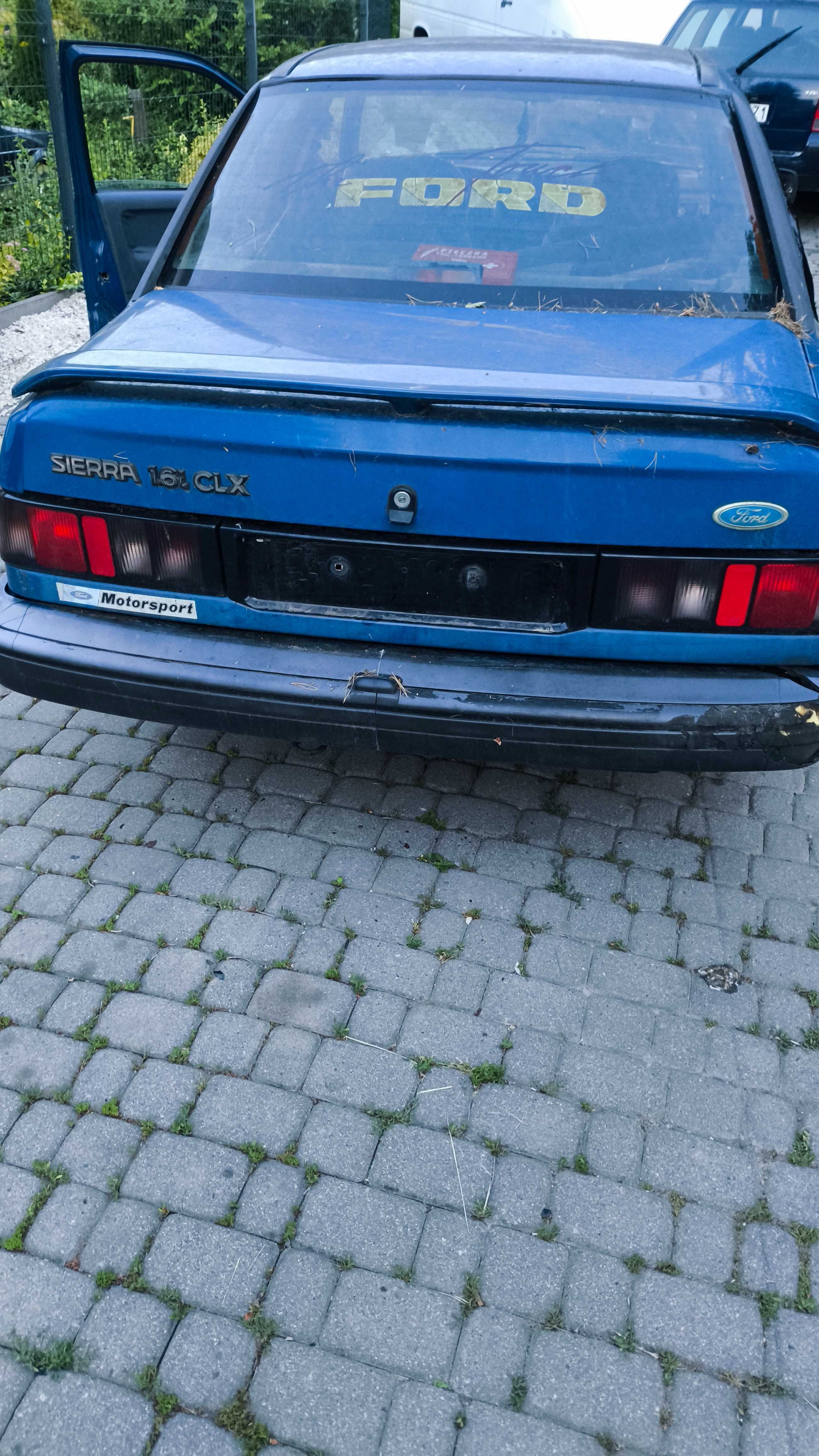 Ford Sierra MK2 1.6i CLX części drzwi lampy środek silnik alu felgi
