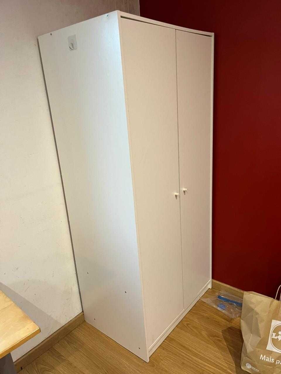 Venda urgente Ikea Roupeiro Branco com 2 Portas