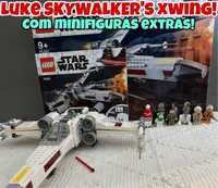 Lego Star Wars Luke’s X-Wing Com Minifiguras Extras!