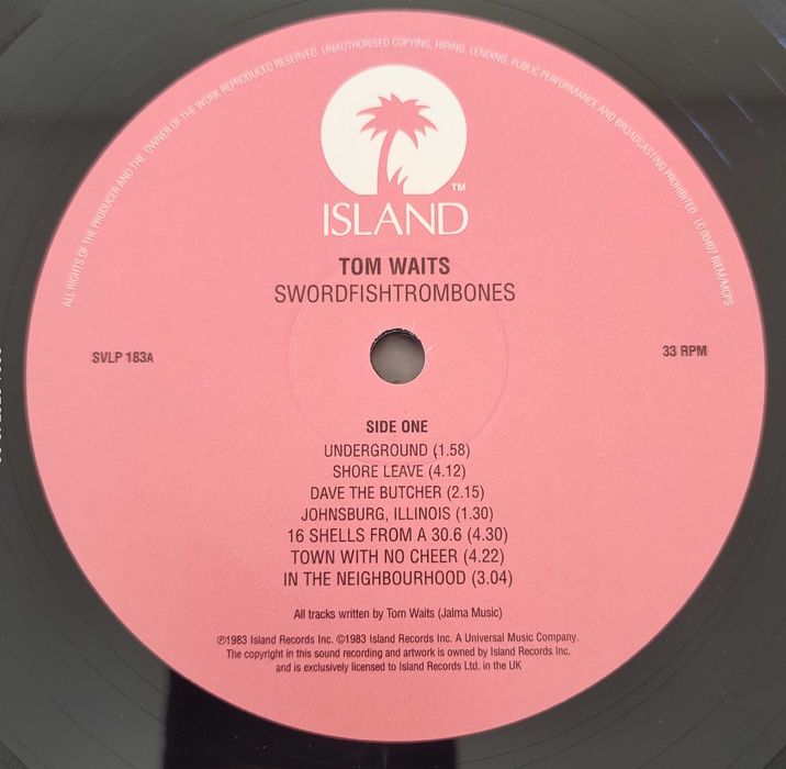 3 discos vinil Tom Waits