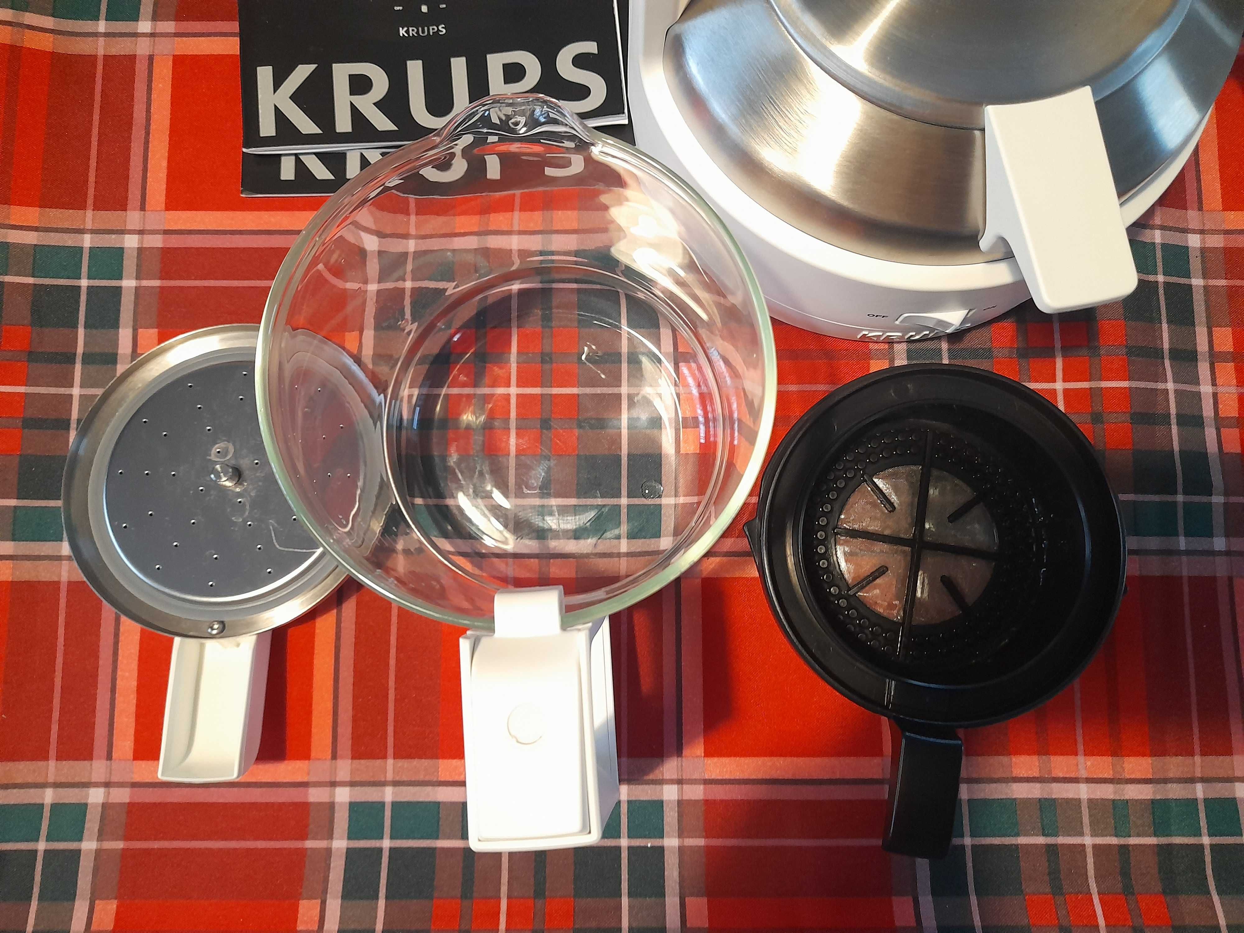 Ekspres przelewowy Krups KM4682 1 l biały