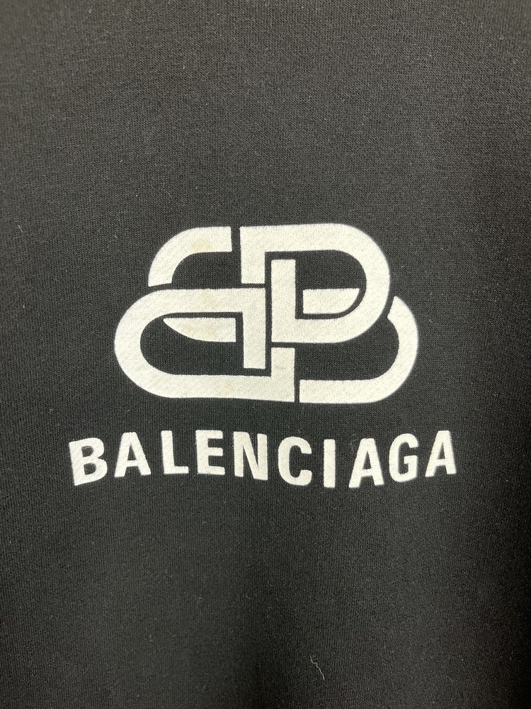 Bluza Balenciaga Paris damska crewneck logo nadruk