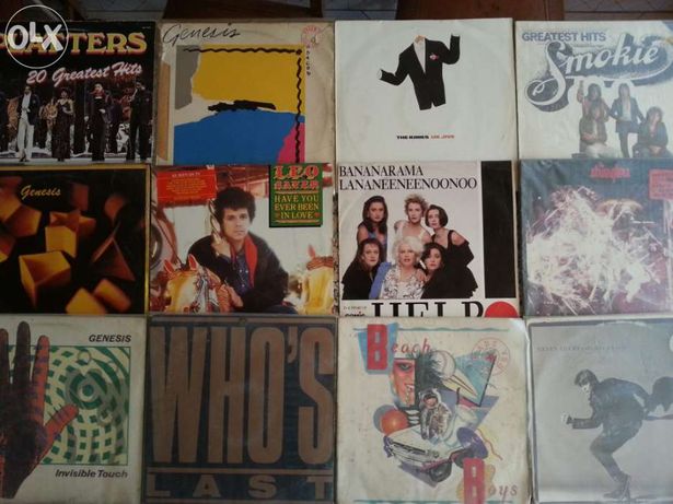 Vinil: Genesis,The Who,Morrissey,Sting,Supertramp,U2,INXS,Roxy Music
