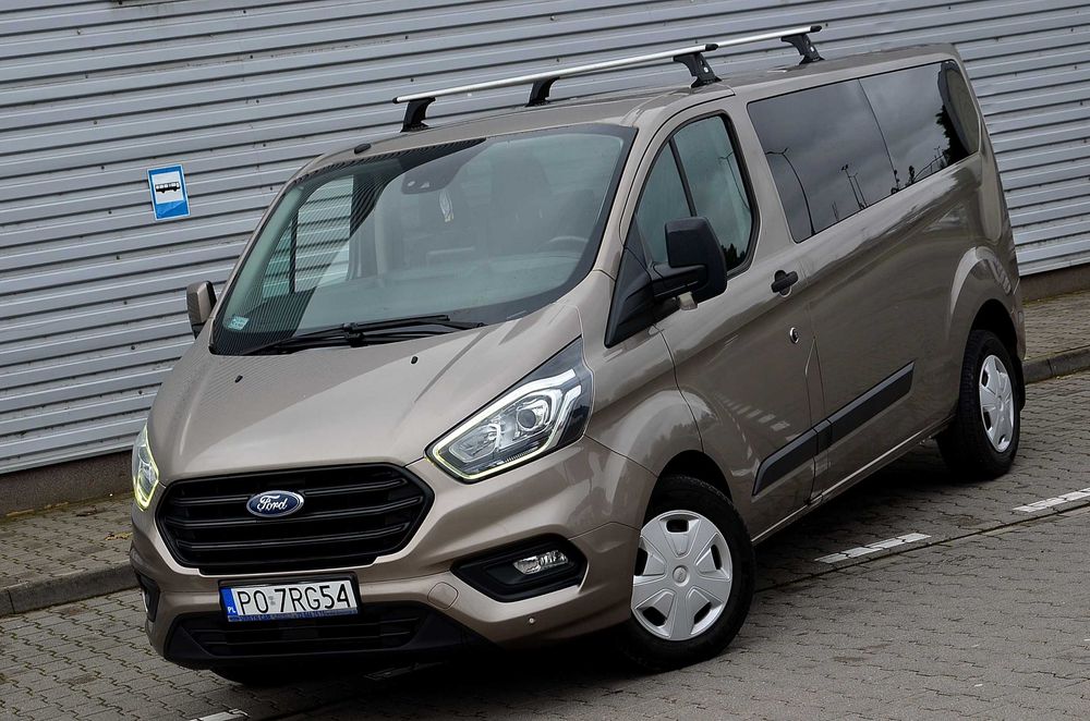 Ford Transit Custom* 2019r.* Automat* 9-cio osobowy*Salon Polska* LONG