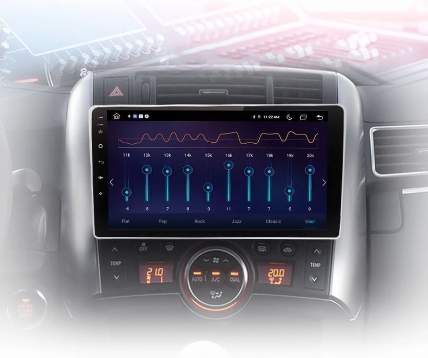 Radio Android dla Toyota Verso R20 2GB 32GB z CarPlay i Android Auto