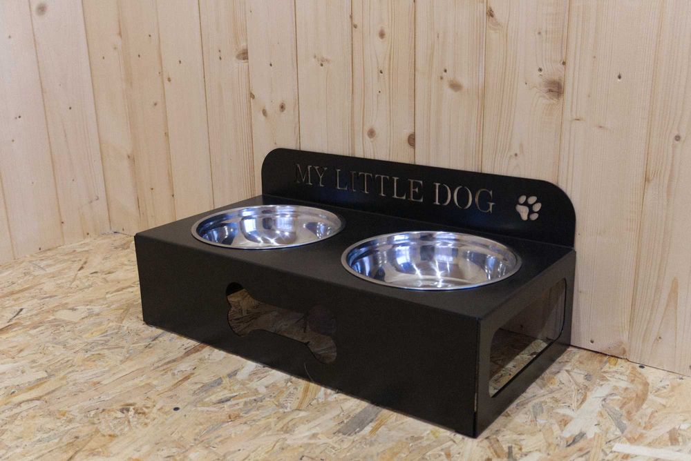 Stojak na miski dla psa