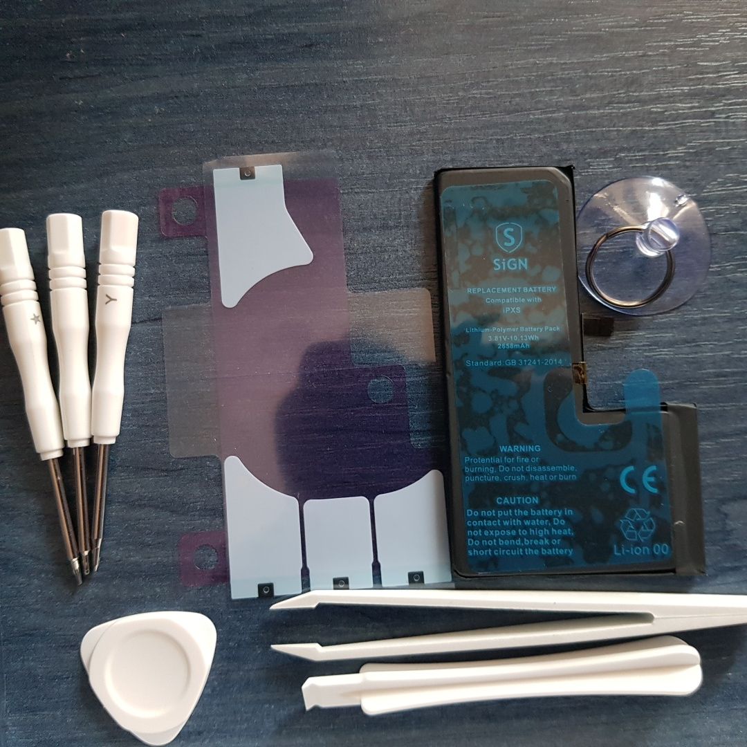 новий аккумулятор / батарея, айфон xs iphone xs