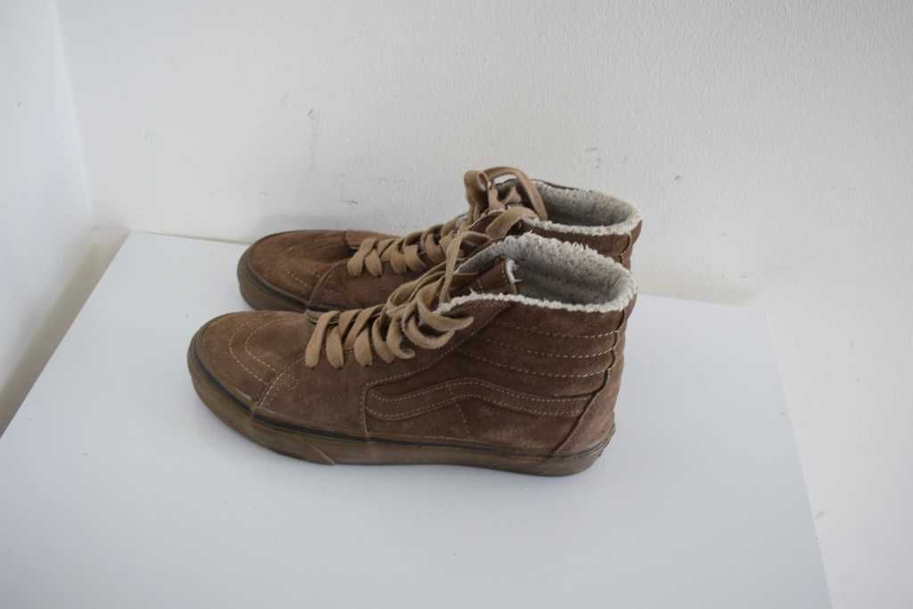 Vans buty trampki brązowe wysokie 40 usmen 7,5