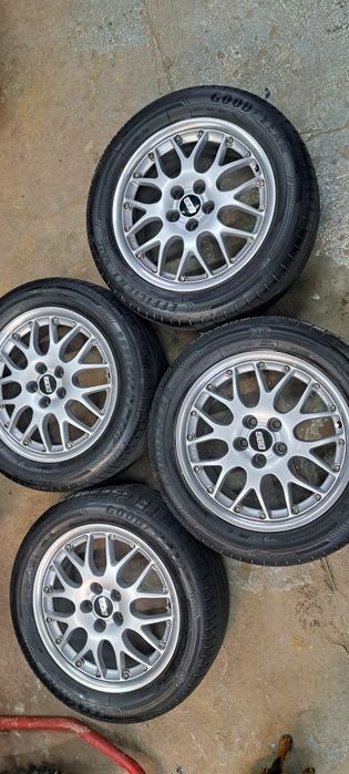 Felgi skręcane bbs 5x100, r16 z oponami