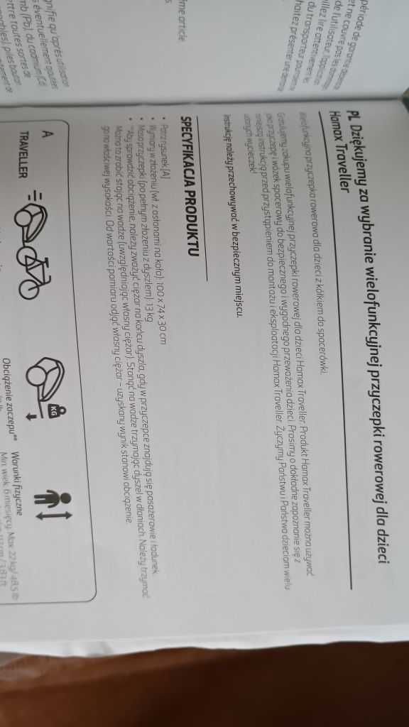 Wózek-Przyczepka rowerowa hamax