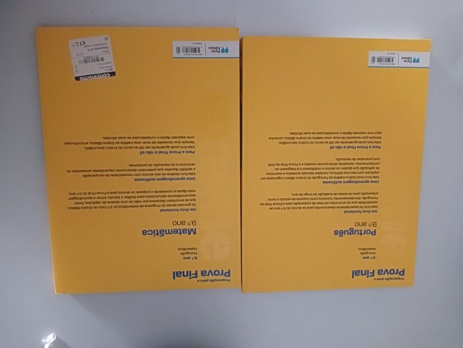 Livro apoio 9 ano Matemática e Português