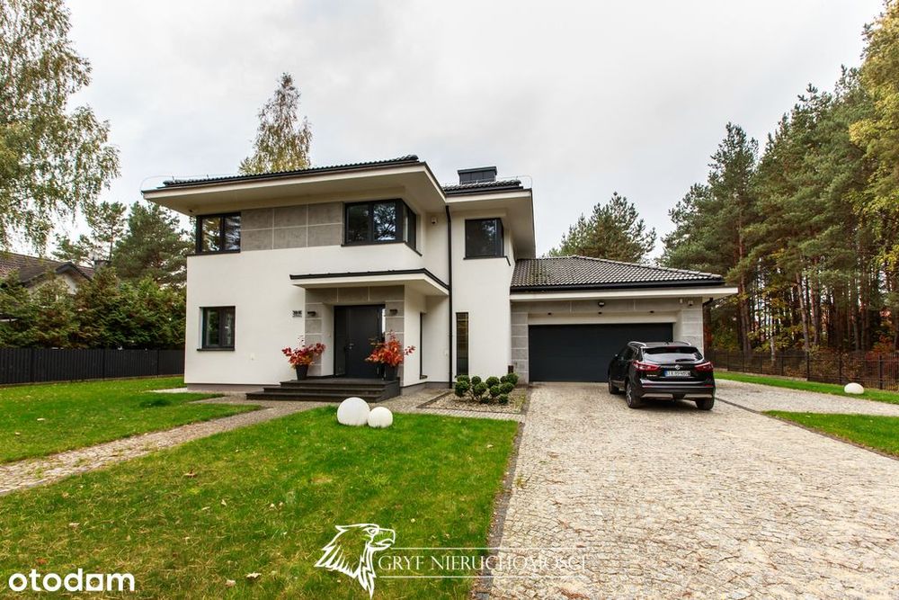 -Nowoczesny dom w otoczeniu lasu - duża działka -