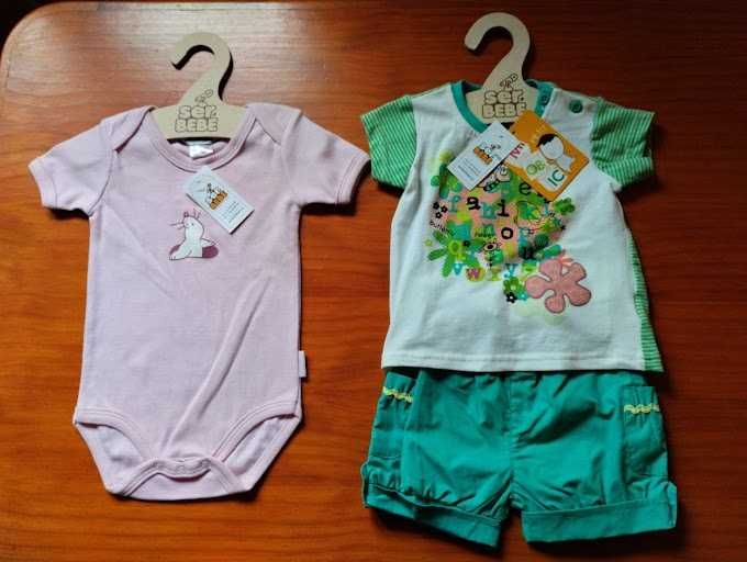 20 peças roupa menina 6 meses