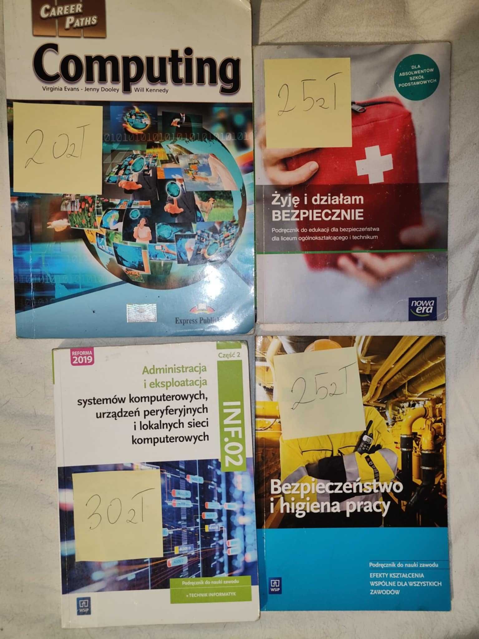 Technikum i liceum. Podręczniki i ćwiczenia z klas 1 , 2 i 3