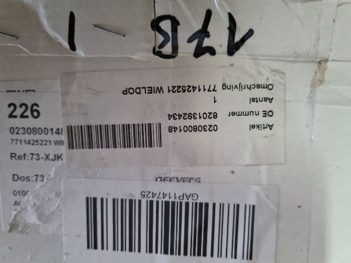 Kołpak dekielek Renault 15" cali Clio III 3 security hubcup ORYG NOWY