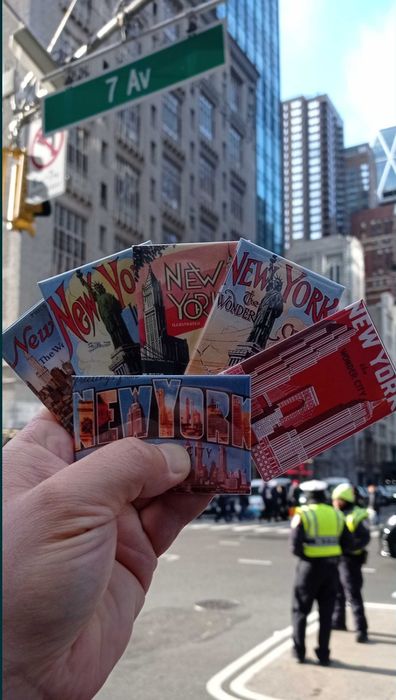 Magnes na lodówkę Nowy Jork New York USA kupiony w NYC NY  WYPRZEDAŻ