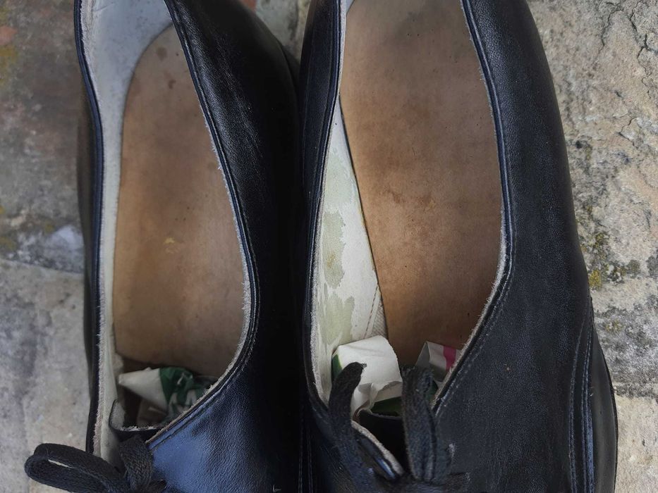 Офицерские полуботинки (туфли) хром, 43 размер. Фабрика "Ленинград".