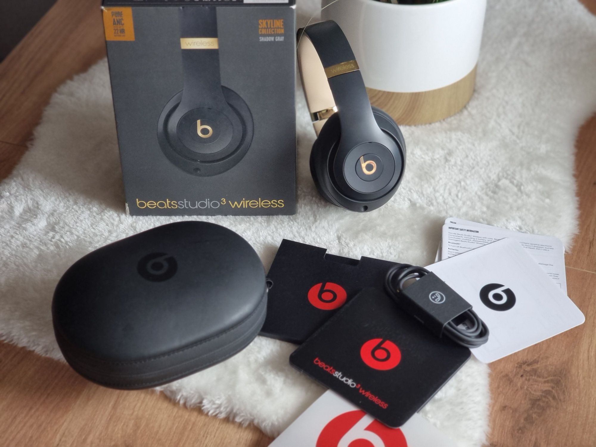 Beats Studio 3.0 Shadow Gray Skyline słuchawki bezprzewodowe szare