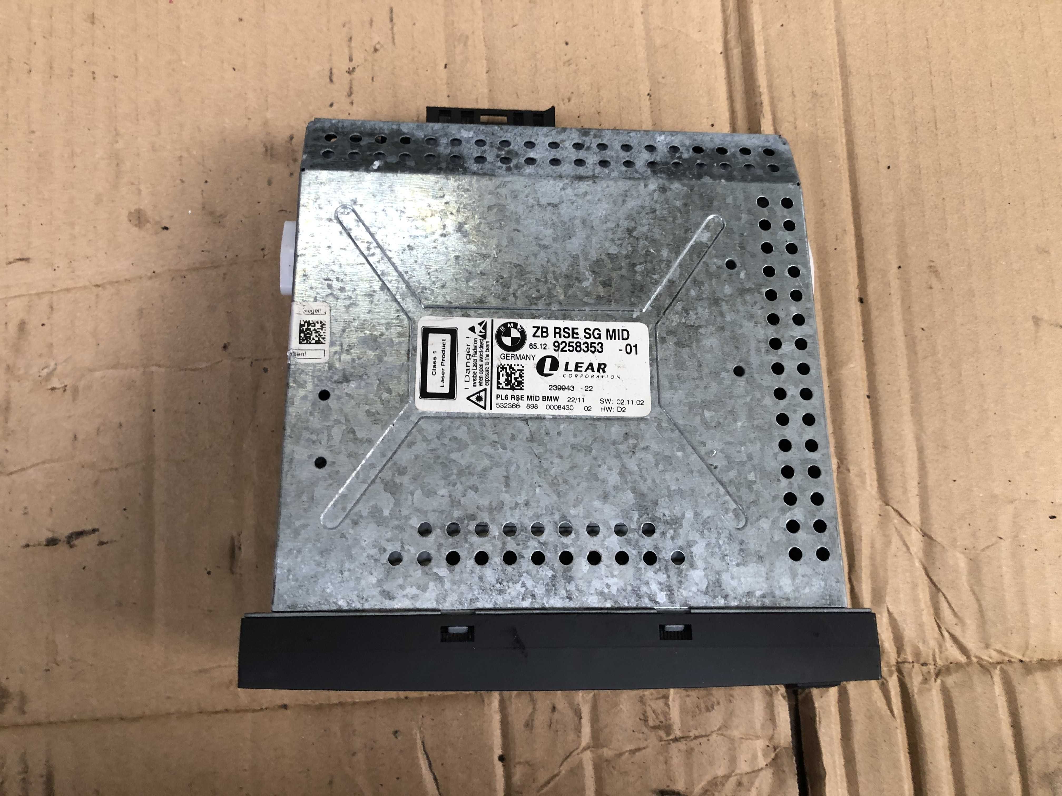 radio audio odtwarzacz dvd tył bmw f10 f11 f01 f07 f15 x5