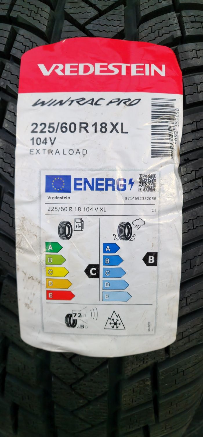 P22 4 x 225/60R18 Vredestein WintRac Pro 104V XL opony zimowe nowe