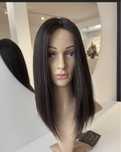 Inka 40 cm S peruka naturalna ciemny brąz 1b lace front