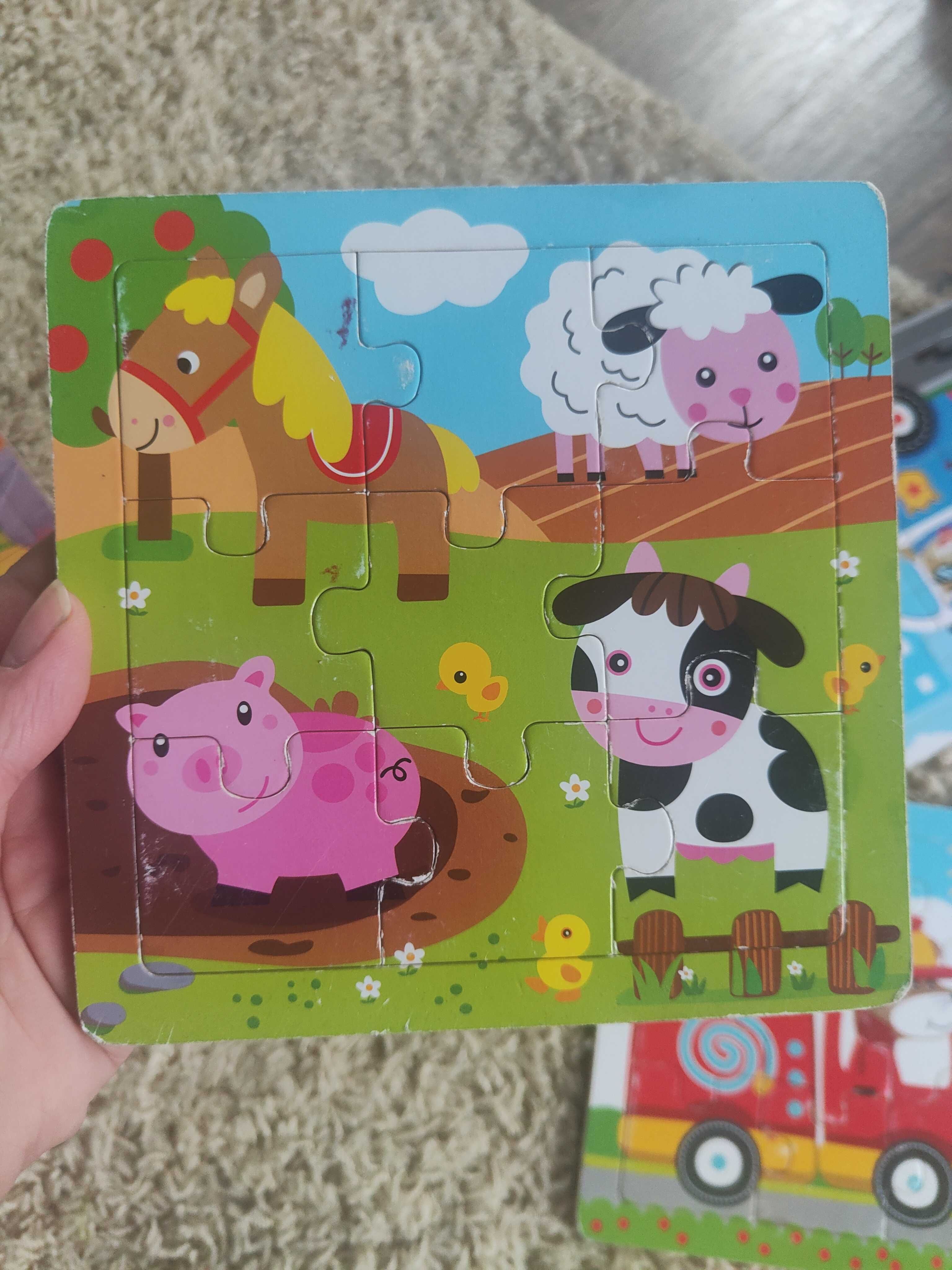 Puzzle w ramce kolorowe